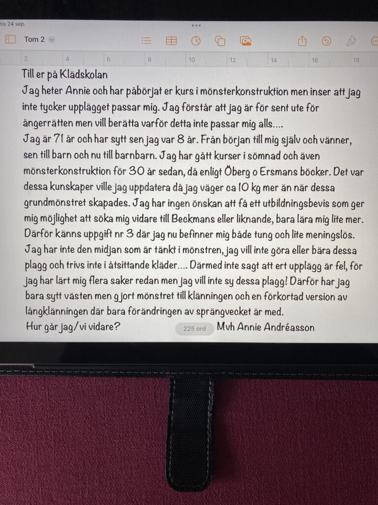 Klädskolan –  lär dig göra egna kläder
